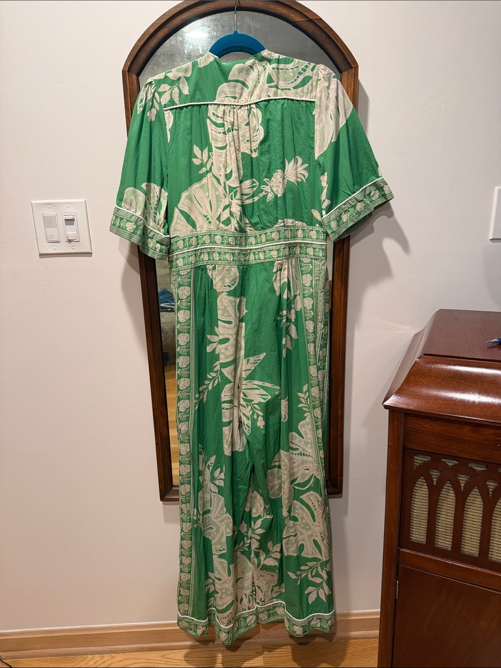 FARM Rio Lace Monsteras Jumpsuit L - Picture 8 of 9